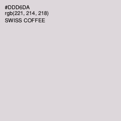 #DDD6DA - Swiss Coffee Color Image